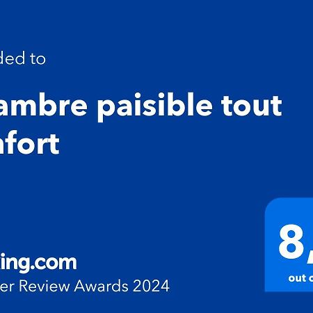 Chambre Paisible Tout Confort Bed and Breakfast Courcouronnes Εξωτερικό φωτογραφία